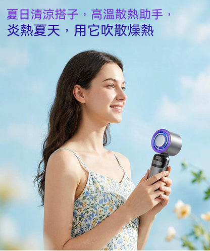 酷公館，高速冰敷，手持風扇，可折疊掛脖，桌面充電，戶外靜音，大風力，小風炮