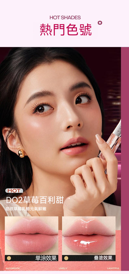 春日限定，MISTINE，雙頭唇釉，14天唇紋減少29.23%