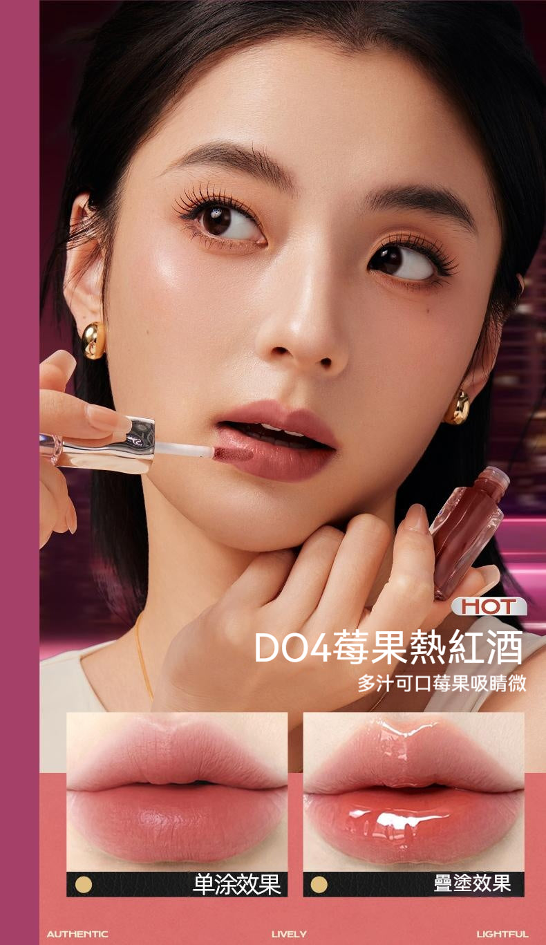 春日限定，MISTINE，雙頭唇釉，14天唇紋減少29.23%