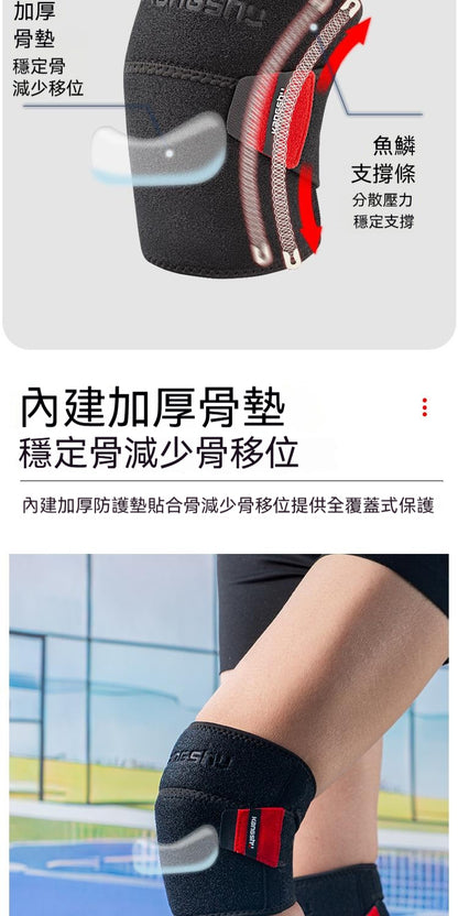 半月板護膝，男女通用，保暖透氣，不下滑，適合跑步，騎行運動保護
