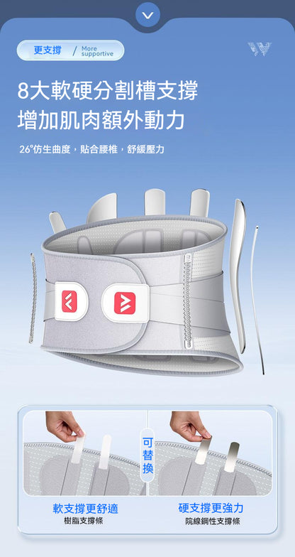 維德，護腰帶，腰部矯形器，突出護腰神器，腰椎測評，辦公家減壓