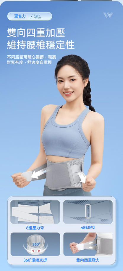 維德，護腰帶，腰部矯形器，突出護腰神器，腰椎測評，辦公家減壓